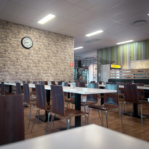 Lunchrestaurang bilder innifrån